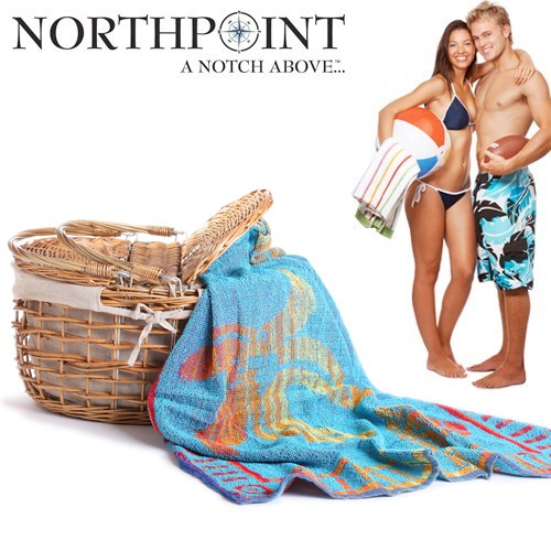 Northpoint 100% Cotton 30″ X 60″ Beach Towels 2-pk —$9.99 Shipped!