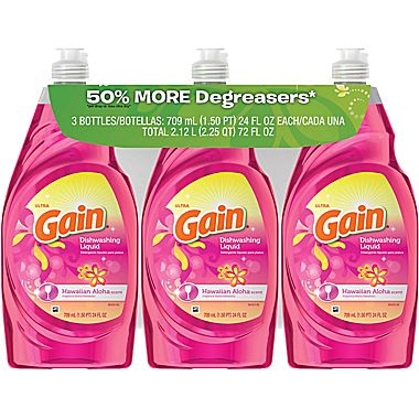 3 Pack of Gain Dish Soap Only $5.00!