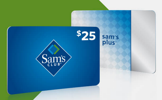 $25 Gift Card and FREEBIES when you purchase a Sam’s Club membership!