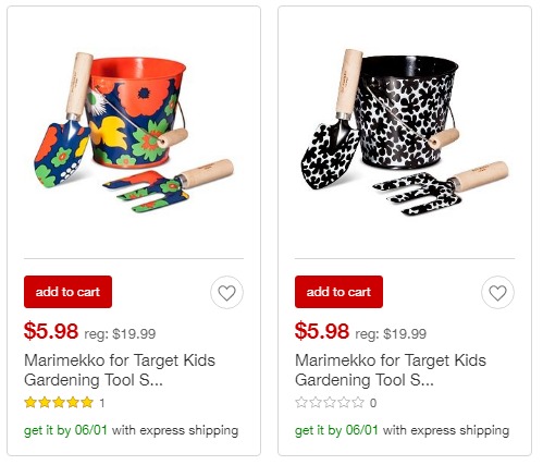 Marimekko for Target Garden Tool Set for Kids or Adults Only $5.98!