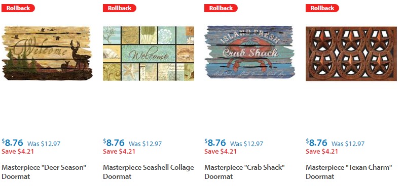 Masterpiece Doormats Under $9.00 + Free Pickup