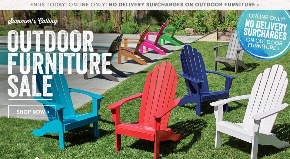 20% Off World Market + No Shipping Surcharge on Outdoor Furniture!