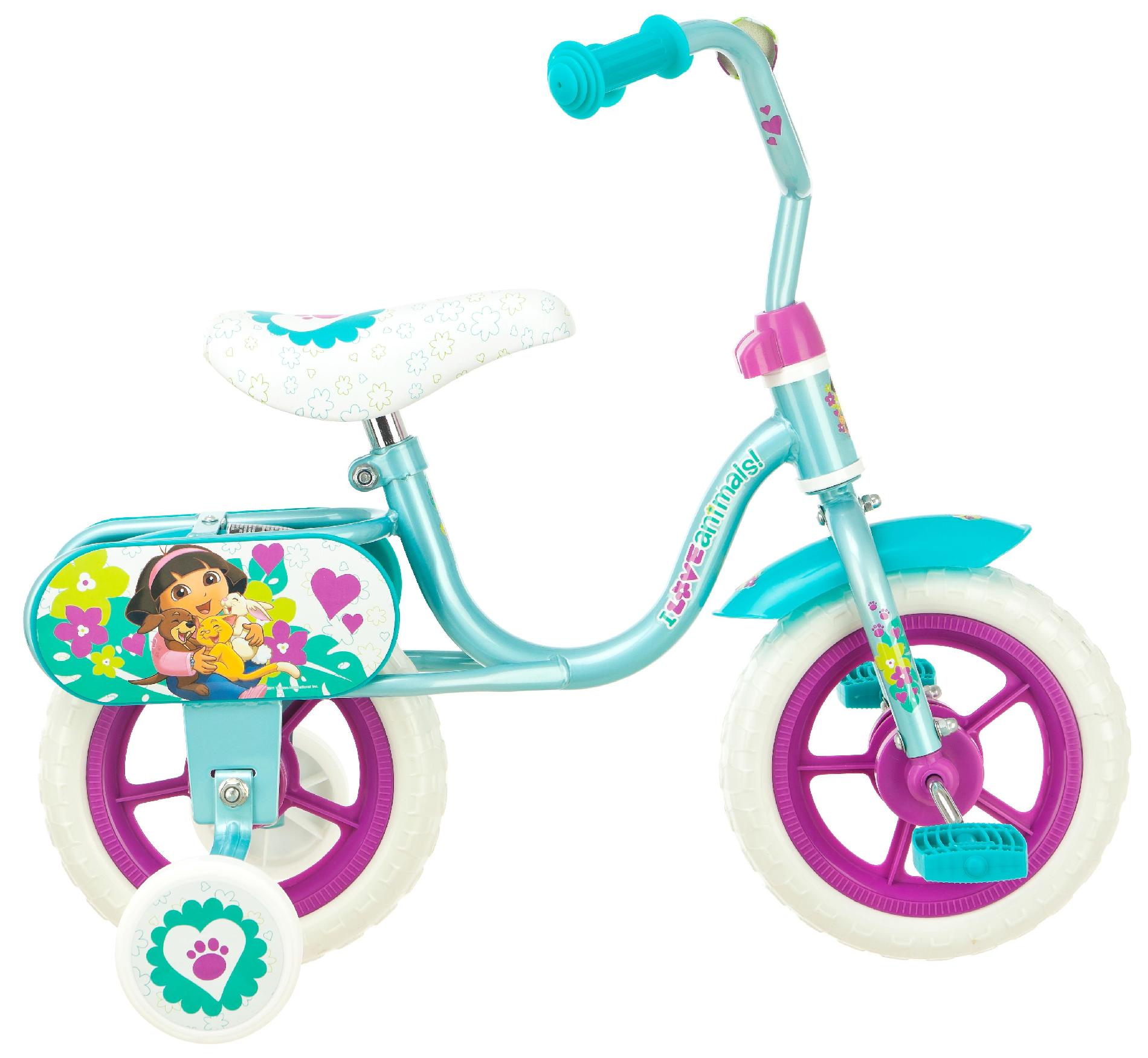 Nickelodeon 10” Girls Dora Puppy Pals Sidewalk Bike—$24.99