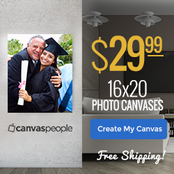 16×20 Photo Canvas From Canvas people ONLY $29.99 + Free Shipping!