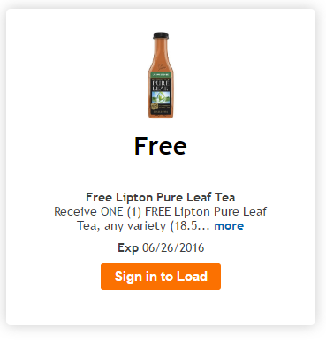 Kroger Friday Freebie:  FREE Lipton Pure Leaf Tea!