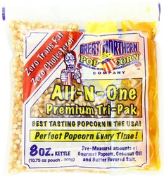 Great Northern Popcorn, 8-oz. Portion Counts – Count of 24 – $34.54!