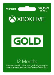 Xbox Live 12 Month Gold Membership – Just $39.99!
