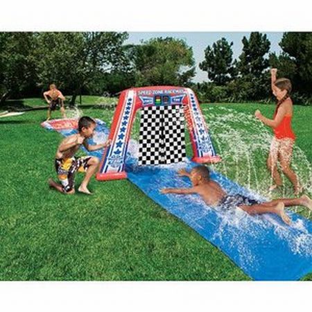 Banzai Electronic Raceway Water Slide—$15.00!