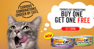 New BOGO Free Friskies Cat Concoctions Coupon!