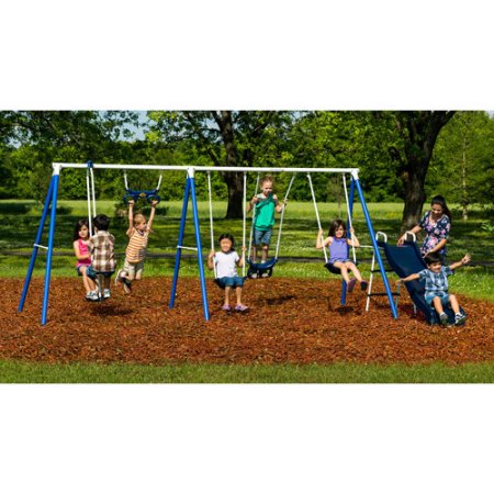 Flexible Flyer Play Around Metal Swing Set—$99.00!