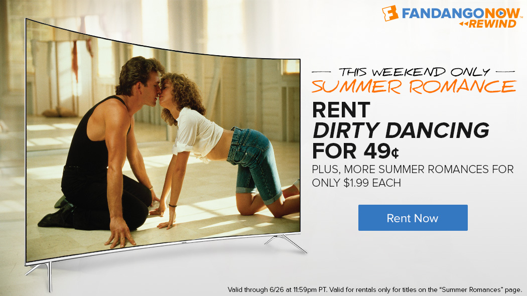 Rent Dirty Dancing for Just 49¢ This Weekend! (FandangoNOW)