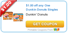 COUPONS: Dunkin Donuts, Lysol, Kraft, Valvoline, and Slimfast