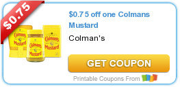 COUPONS: Colmans Mustard, Venus, and Purina