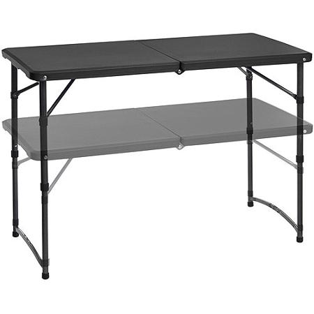 TWO Mainstays Adjustable Folding Tailgating Tables Only $22.67!