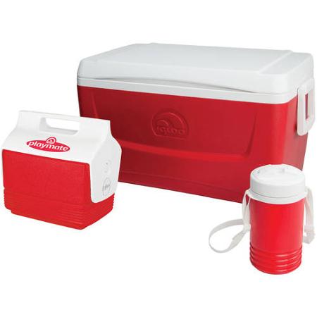 RED Igloo 48-Quart Cooler + Mini Cooler and + 1-Quart Jug Only $24! (Reg $39.97)