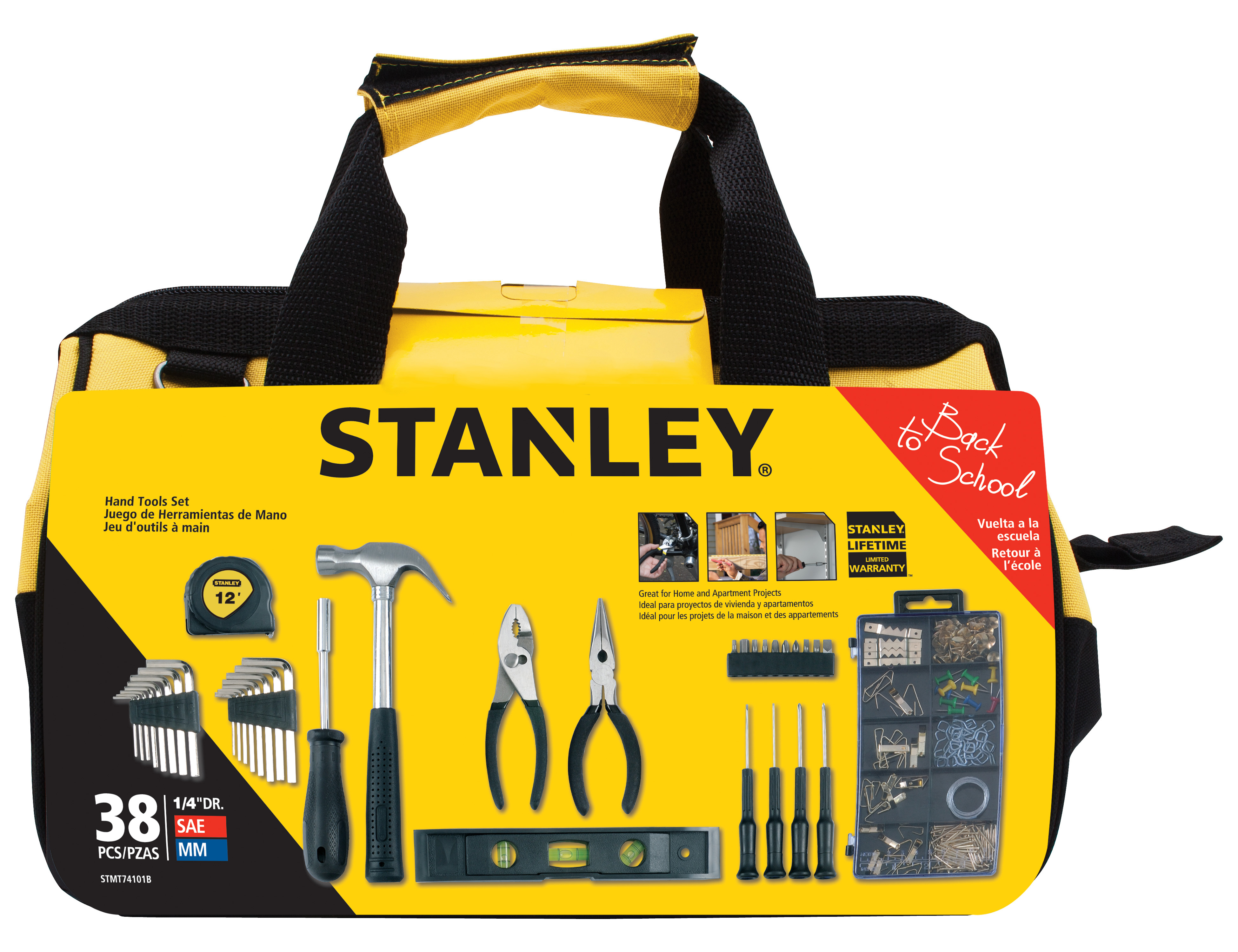 Stanley 38-pc Homeowner’s Tool Set w/ Storage Bag Only $14.99!