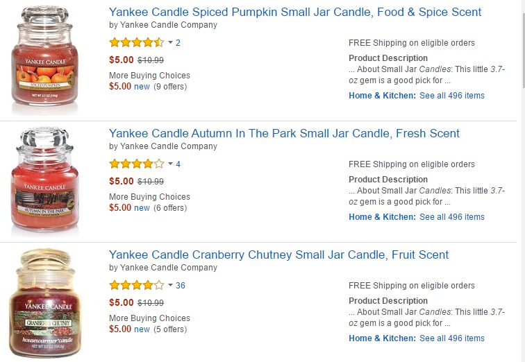 Yankee Candle Small Jar Candles Only $5 Shipped! (Fall Scents?)