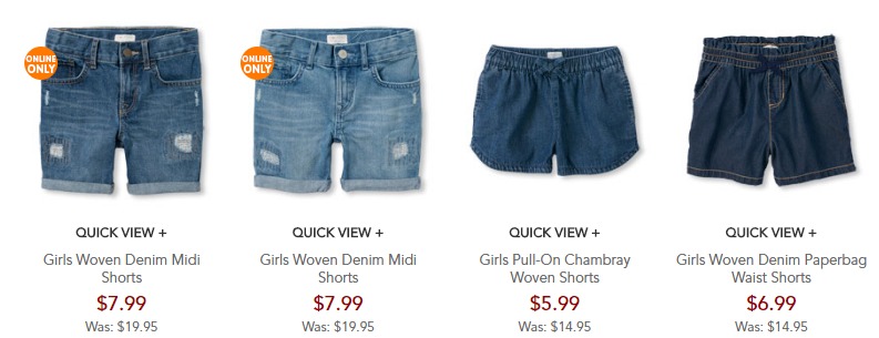 FREE Shipping From The Children’s Place | Tees $3.99, Shorts $7.99 or less, and MORE! FREE Shipping From The Children’s Place | Tees $3.99, Shorts $7.99 or less, and MORE!