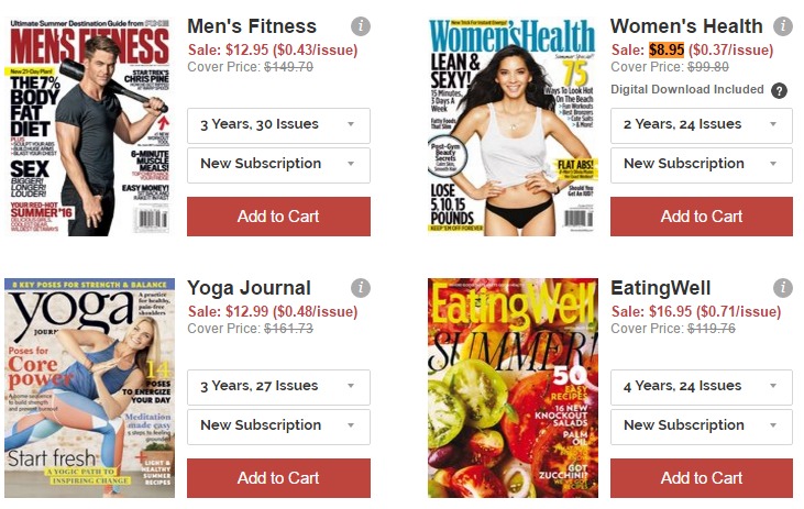 Multi-Year Magazine Sale | Subscriptions From $4.48/yr!