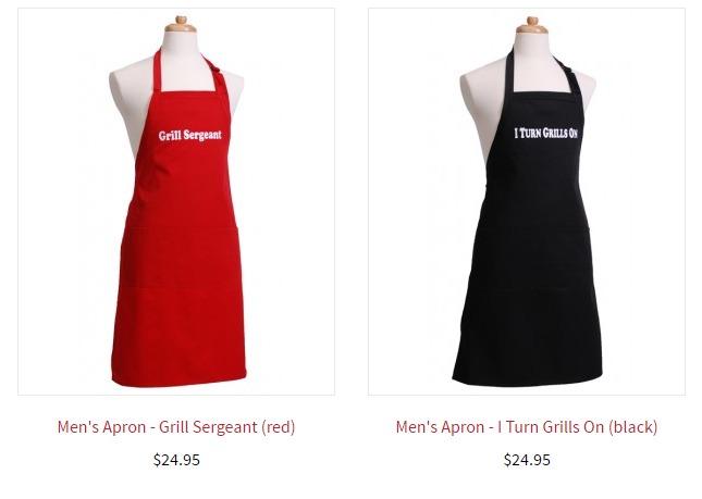 50% OFF Men’s Grilling Aprons + FREE Shipping!