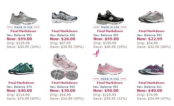 joe's new balance outlet $1 shipping