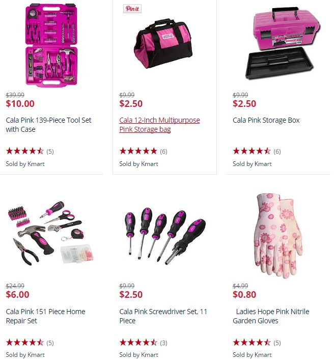 Pink Tools Over 50% Off | 139-pc Pink Tool Set ONLY $10!! Pink Tools Over 50% Off | 139-pc Pink Tool Set ONLY $10!!