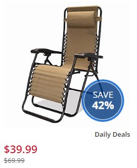Northwest Territory Anti-Gravity Lounger—$39.99 + $11.59 in SYWR Points!
