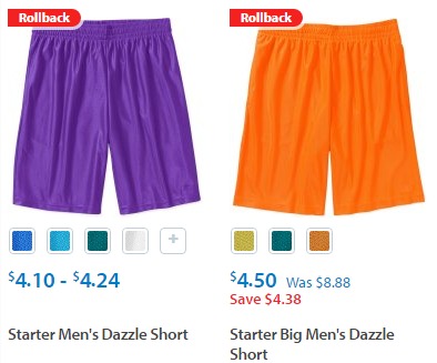 Starter Men’s Dazzle Shorts Under $5 + FREE Pickup!