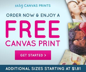 FREE 8″x8″ Canvas Print! Under $12 for Shipping!
