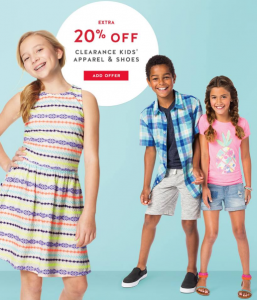 20% Off Kids’ Clearance Apparel at Target!