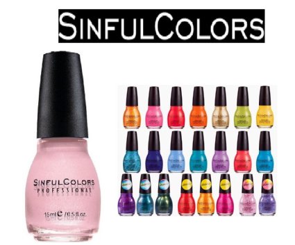 Lot of 10 Sinful Colors Nail Polishes Just $12.75 Shipped! ($1.28 each!)