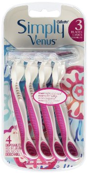 RUN!! Gillette Simply Venus Disposable Razors Only 95¢ From PrimePantry! (4 pack)
