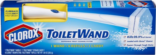 Clorox ToiletWand Disposable Toilet Cleaning System with 6 Refills – Just $3.74!