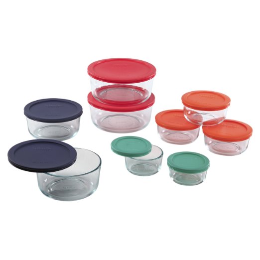 Amazon DEAL OF THE DAY – Pyrex 18-Piece Glass Food Storage Set with Lids! Only $24.99!