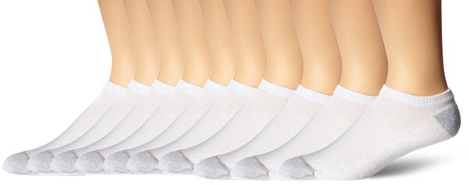 AMAZON PRIME: Hanes Ultimate No-Show Socks, 10-pk Only $6.99!