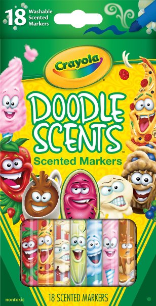 Crayola 18 ct Doodle Scents Markers—$6.99!