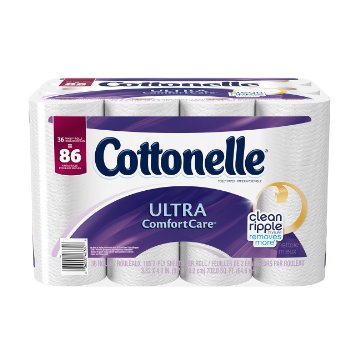Cottonelle Ultra ComfortCare Toilet Paper, 36 Family Rolls—$15.57 SHIPPED! (Like 86 Regular Rolls @ 18¢/roll!)