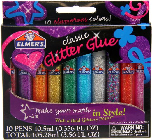 Elmer’s Washable Glitter Glue Pens, Pack of 10 Pens – Only $3.55!