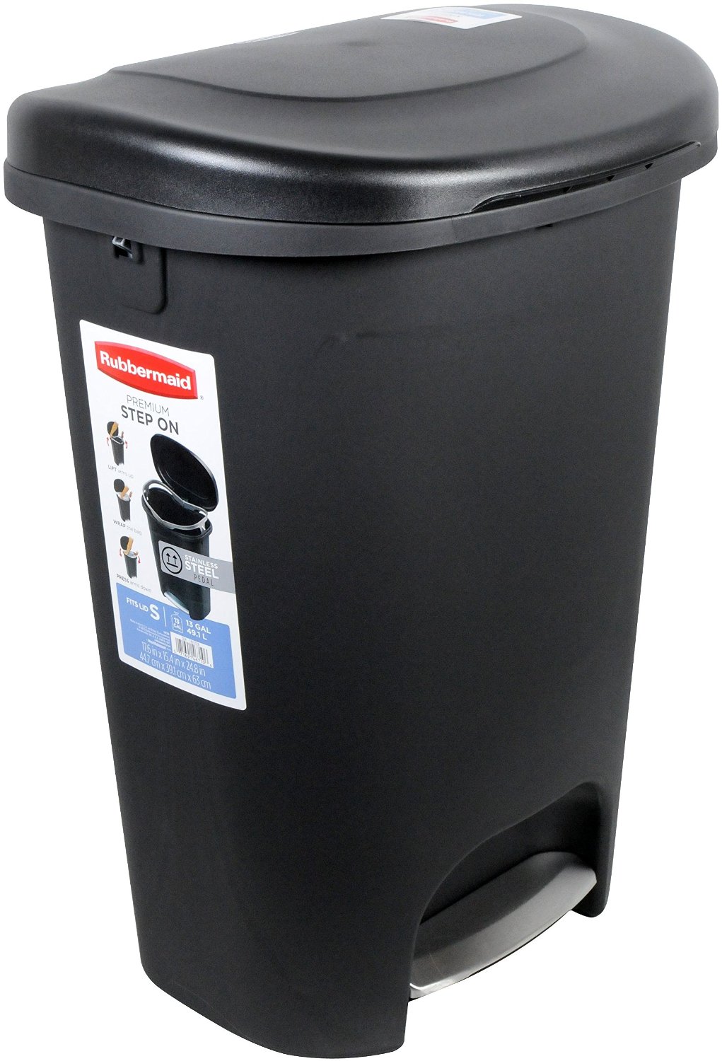 13-Gallon Rubbermaid Step-On Wastebasket – Only $19.97!