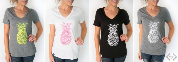 Graphic Tee Tuesday | Pineapple Graphic Tees Only $16.95 Shipped!