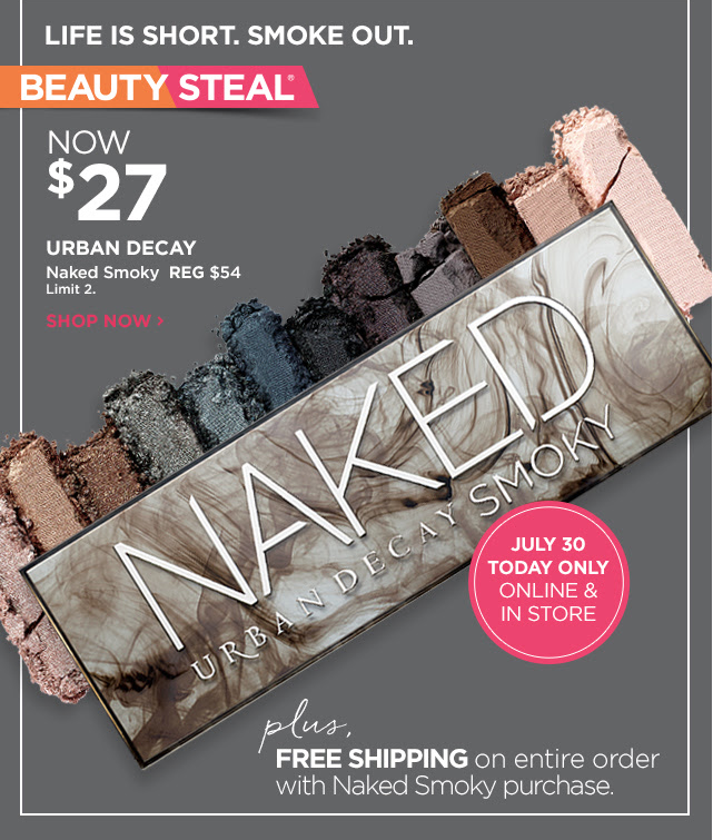 ULTA: Urban Decay Naked Smoky Pallet Only $27 Shipped! (Reg. $54)