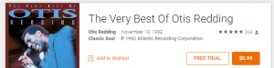 The Very Best of Otis Redding MP3 Album Download Just $0.99!