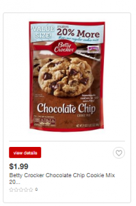 Betty Crocker Cookie Mix Just $1.50 at Target!