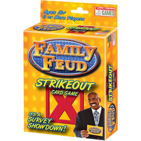 Family Feud Strike Out Card Game—$4.48!