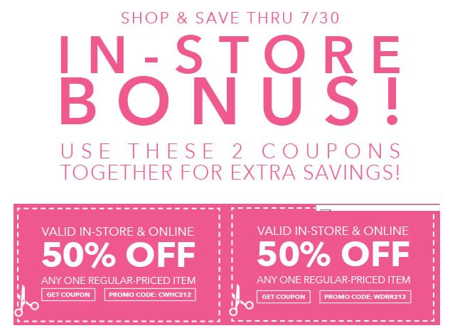 JoAnn Fabrics: Save 50% Off TWO Regularly Priced Items! (In-Store Only) JoAnn Fabrics: Save 50% Off TWO Regularly Priced Items! (In-Store Only)