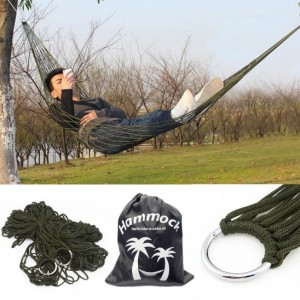 Portable Mesh Hammock With Carry Bag Only $8.99! Great for Camping!