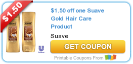 TARGET: Suave Gold Shampoo / Conditioner Only $1.12!