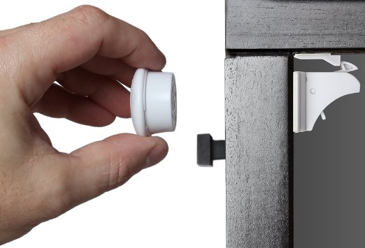 Safety Baby Magnetic Cabinet Locks – No Tools Or Screws Needed, 4 Locks + 1 Key – ONLY $19.90 + FREE Shipping!