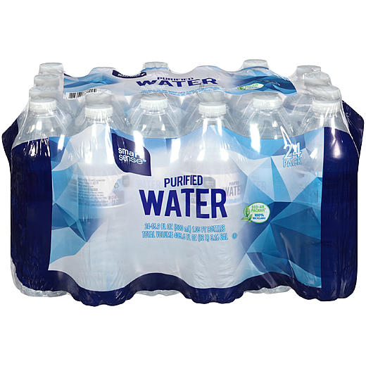 24-pack of Smart Sense Purified Water Only $1.99 + Free Store Pickup