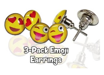 3 Pairs of Emoji Face Earrings Only $6.99 Shipped! 3 Pairs of Emoji Face Earrings Only $6.99 Shipped!